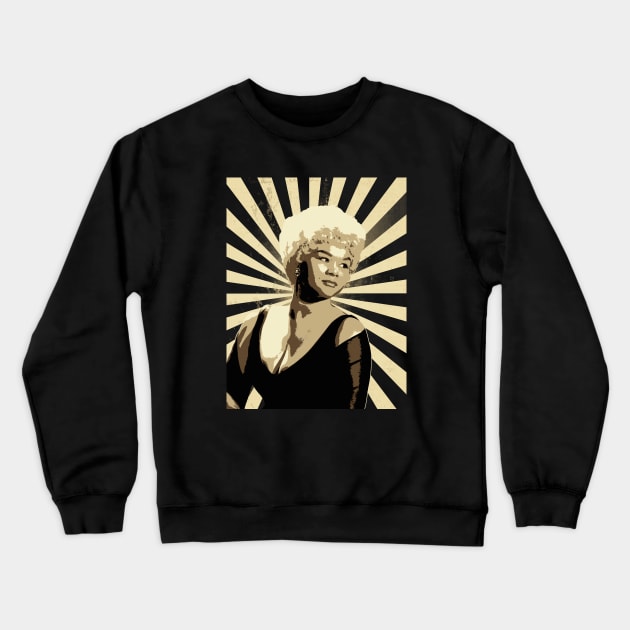 Etta James Crewneck Sweatshirt by GreenRabbit